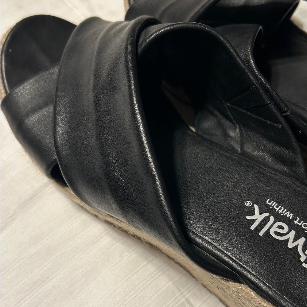 SoftWalk Black Espadrille Sandals - Picture 6 of 6